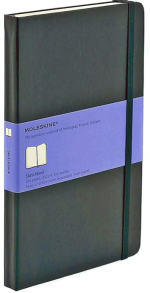 Moleskine Art Plus Sketchbook. Large. Plain. Black. Hard Cover (5 x 8.25)