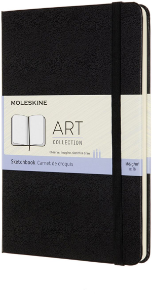 Moleskine Art Sketchbook. Medium. Black (4.5 x 7)