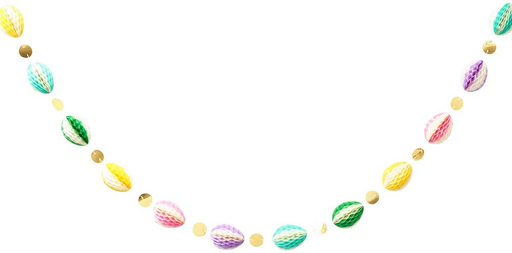 Honeycomb Egg Easter Garland - Image 2