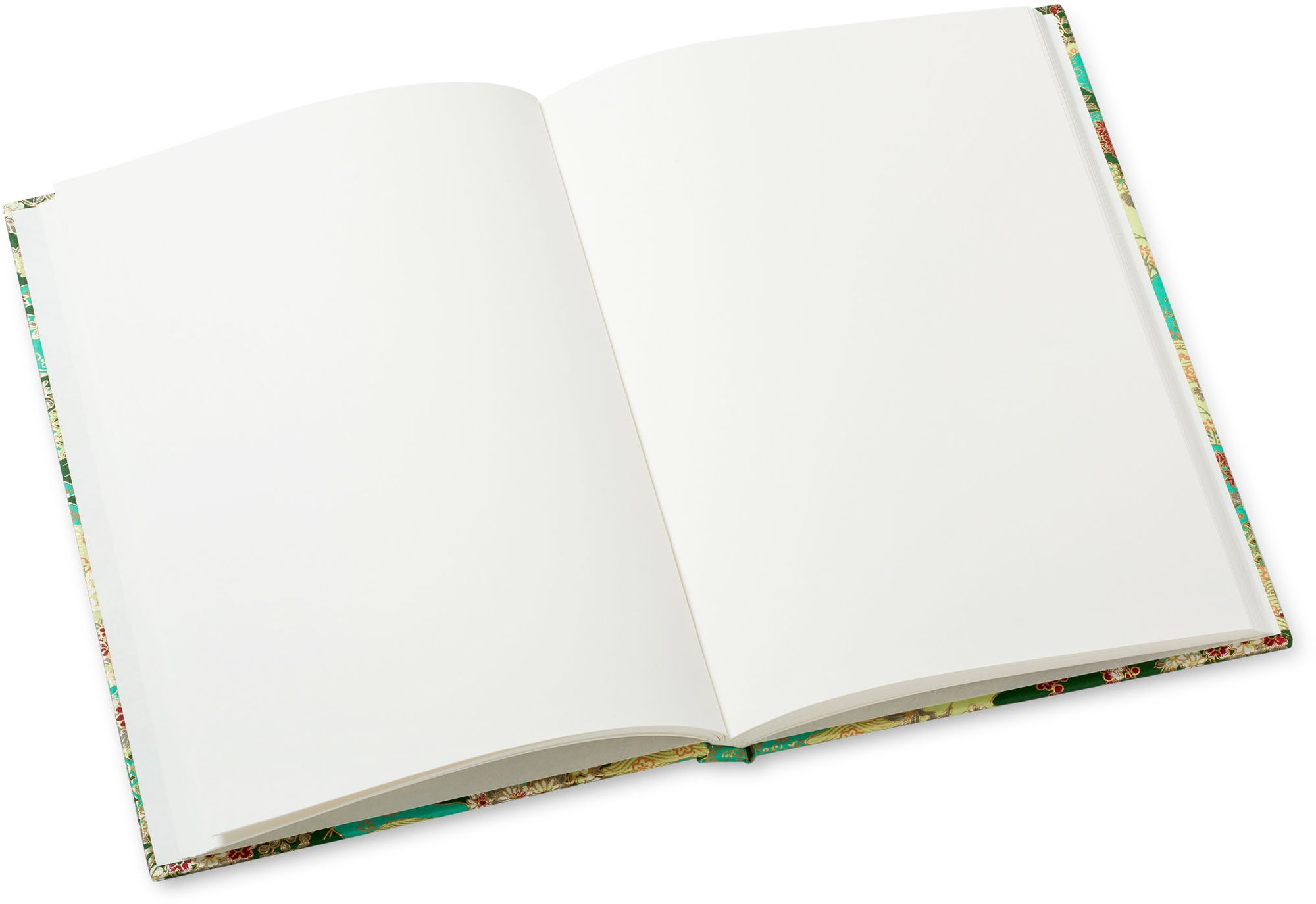 Turquoise Floral Heritage Notebook - Image 3