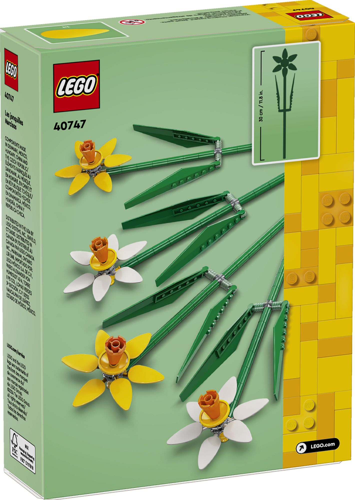LEGO Flowers Daffodils 40747 - Image 7