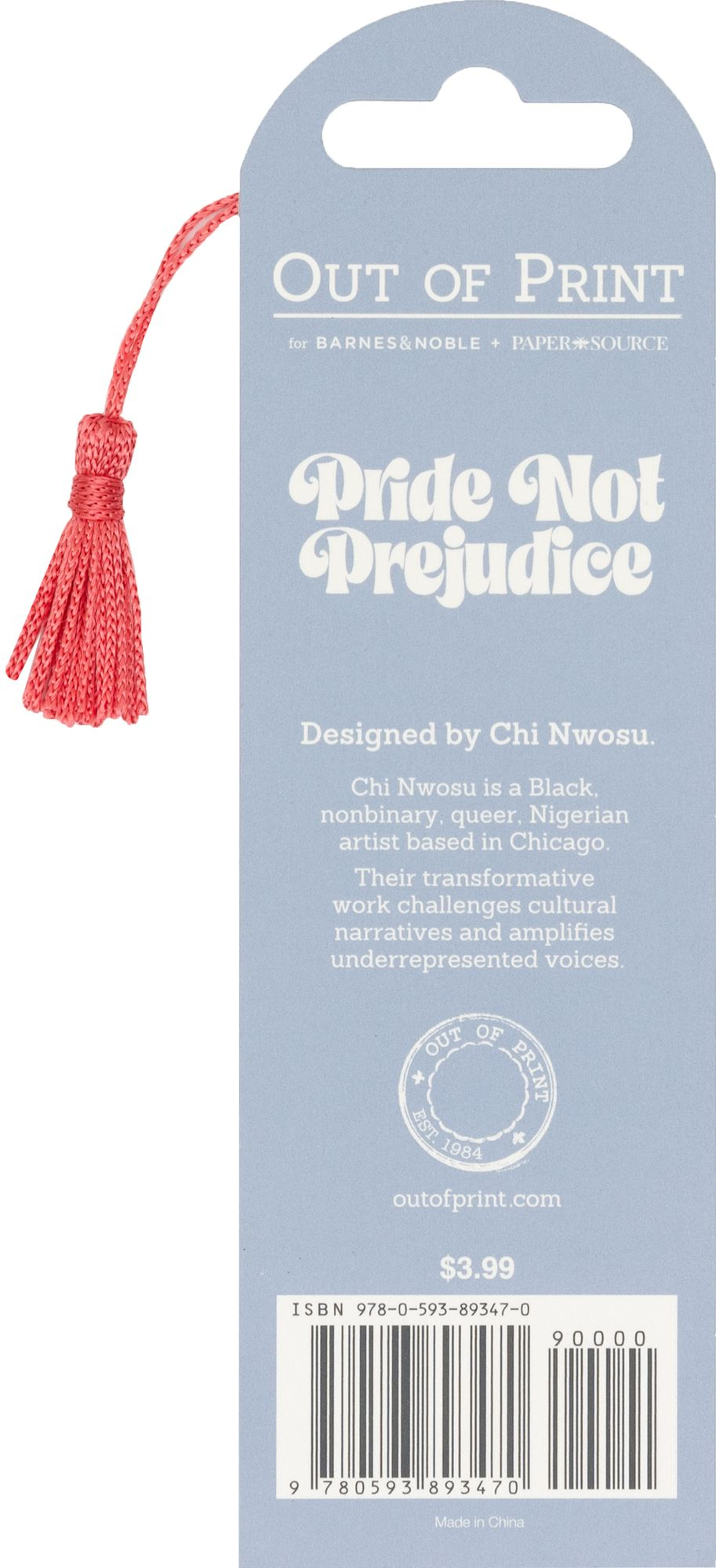 Pride Not Prejudice Bookmark - Image 4