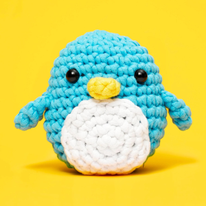 Pierre the Penguin. The Woobles Beginner Crochet Kit