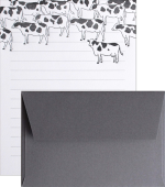Ah La La Letter Set Cows