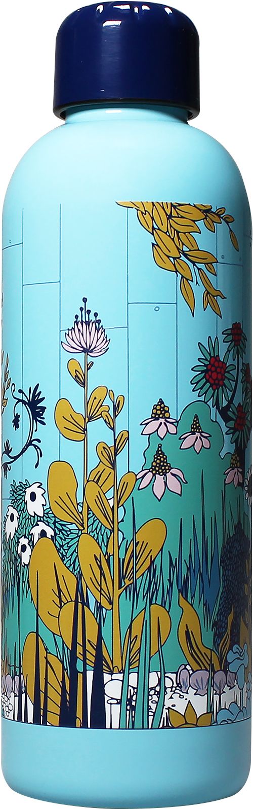 Water Bottle Metal (500ml) Embossed - Moomin (Riviera) - Image 2