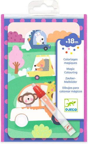DJECO On the Road Magic Coloring