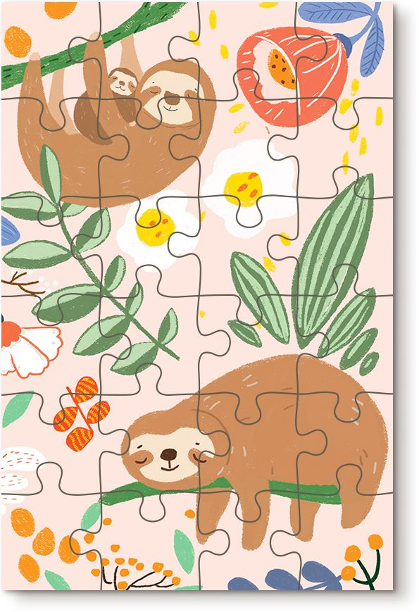Sloth 24 Piece Puzzle - Image 3