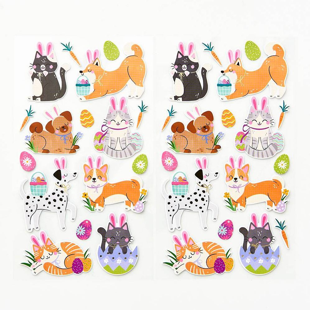 Easter Cat & Dog Stickers - Image 2