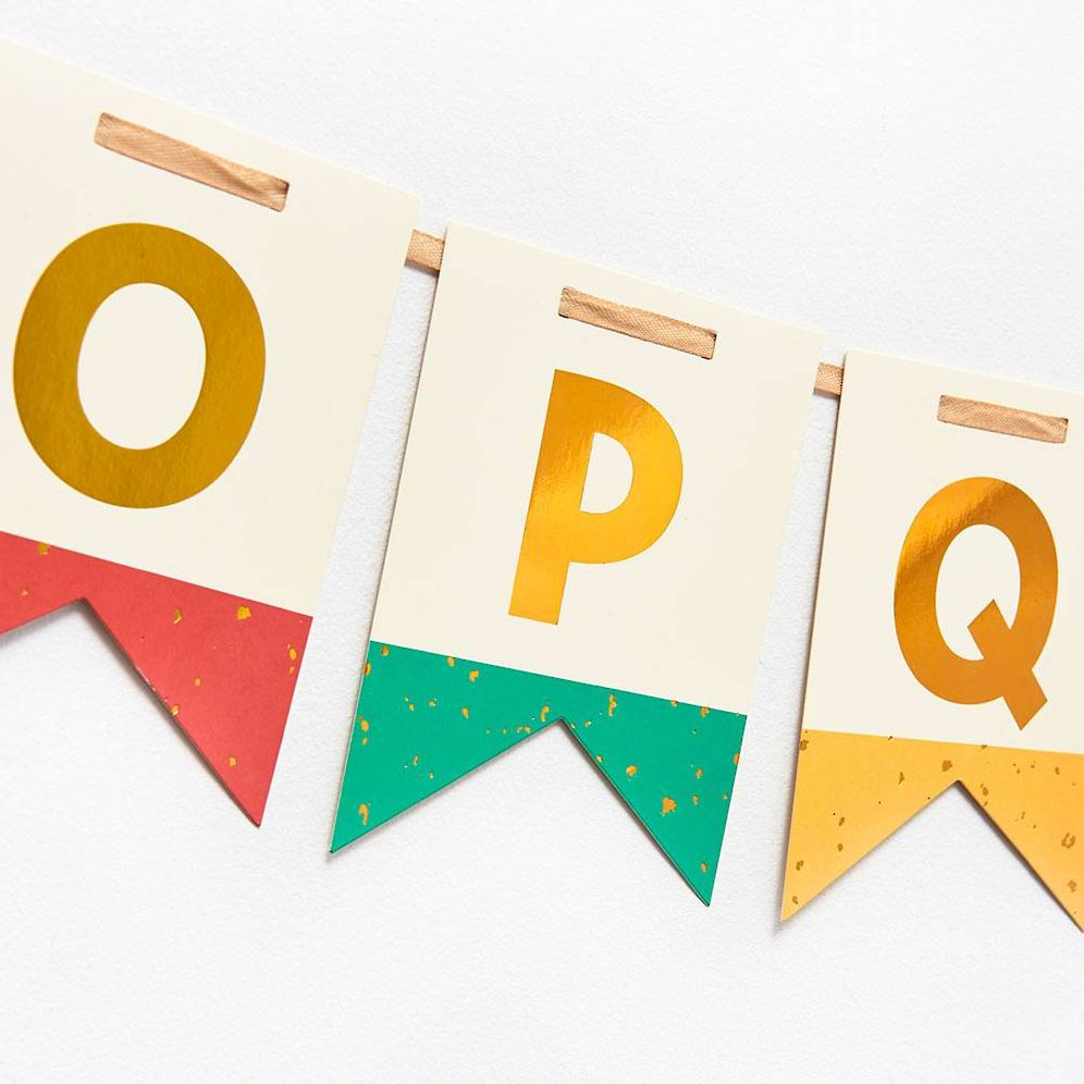 Colorful Fleck Letter Banner - Image 3