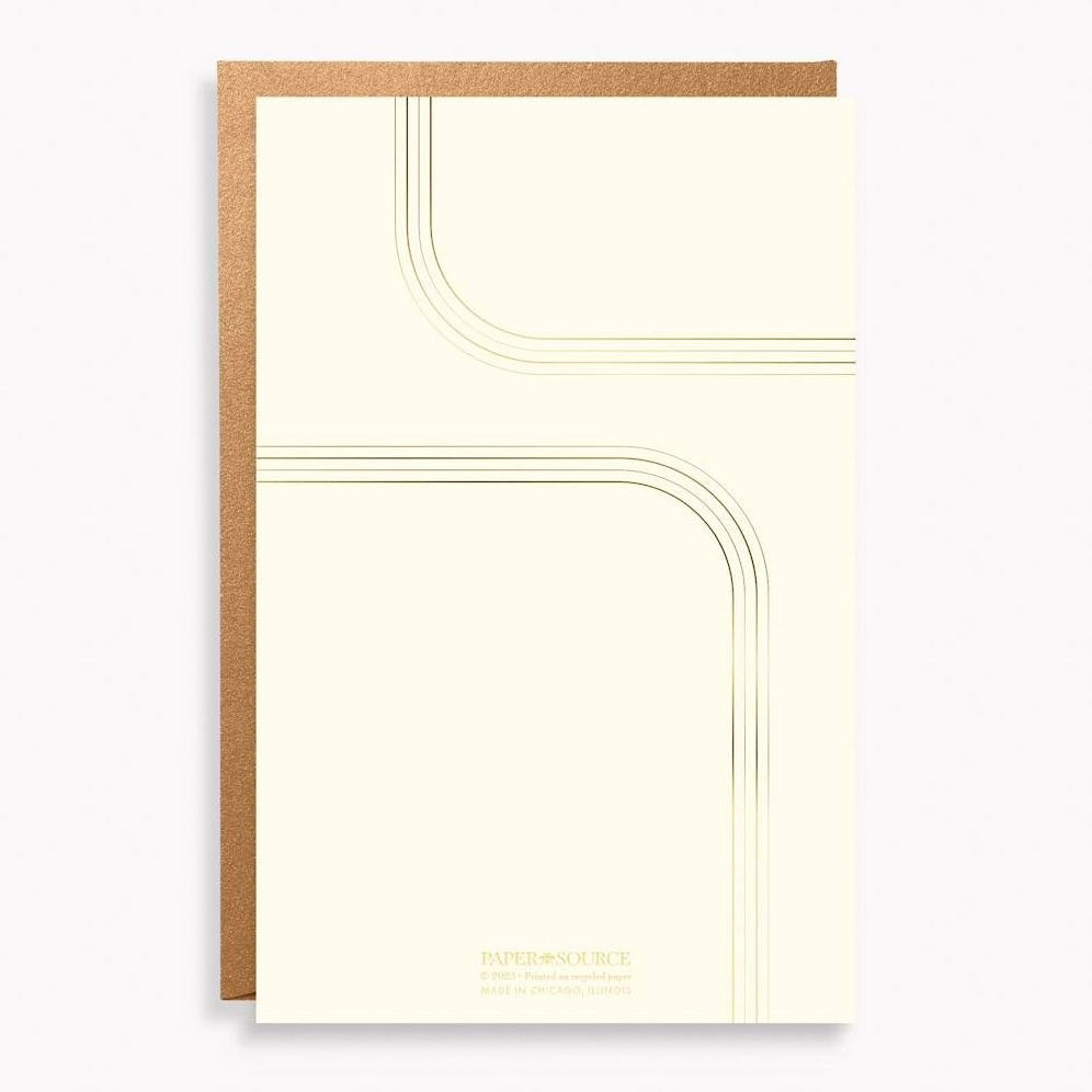 Modern Minimal Gold Fill-In Invitations - Image 2