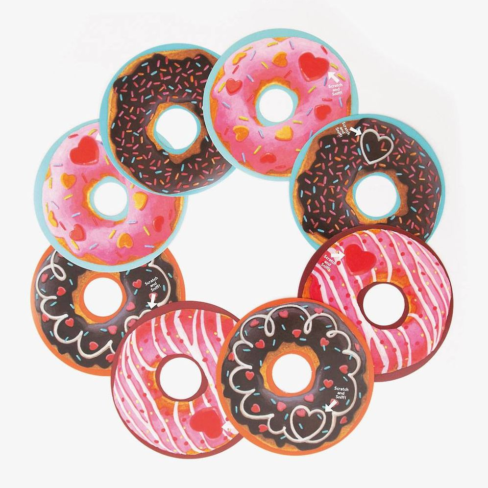 Scratch & Sniff Donut Valentine Card Set - Image 2