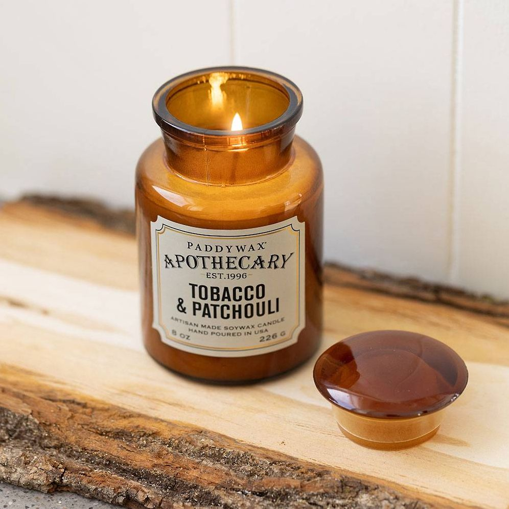 Tobacco & Patchouli Apothecary Jar Candle - Image 2