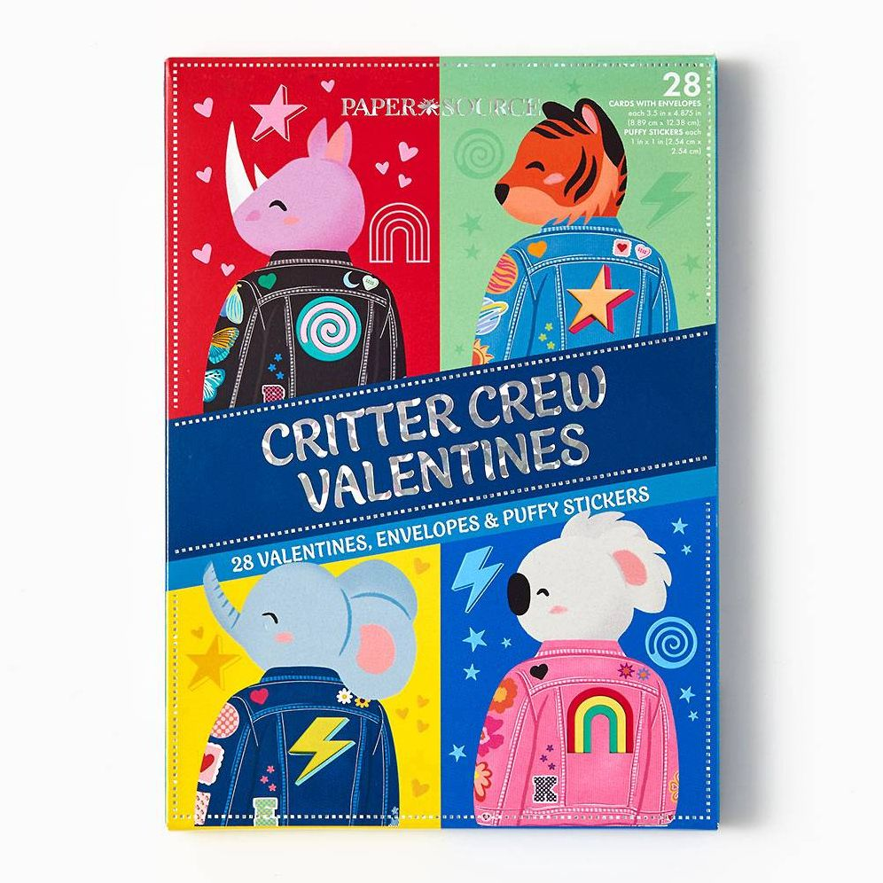 Critter Crew Animal Classroom Valentine Card Set - Image 2