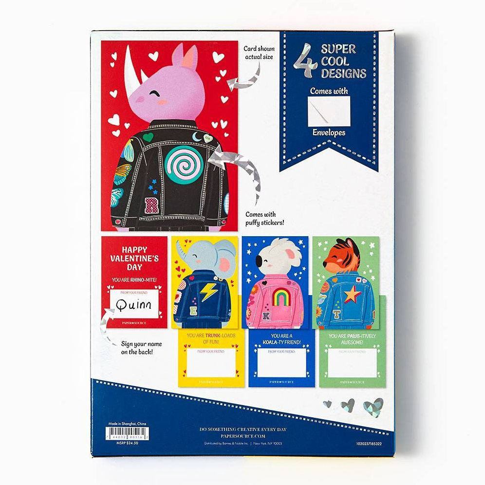 Critter Crew Animal Classroom Valentine Card Set - Image 3