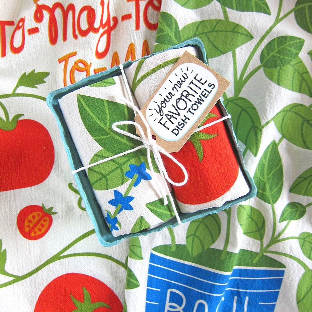 Tomato Basil Dish Towel Set - Image 7