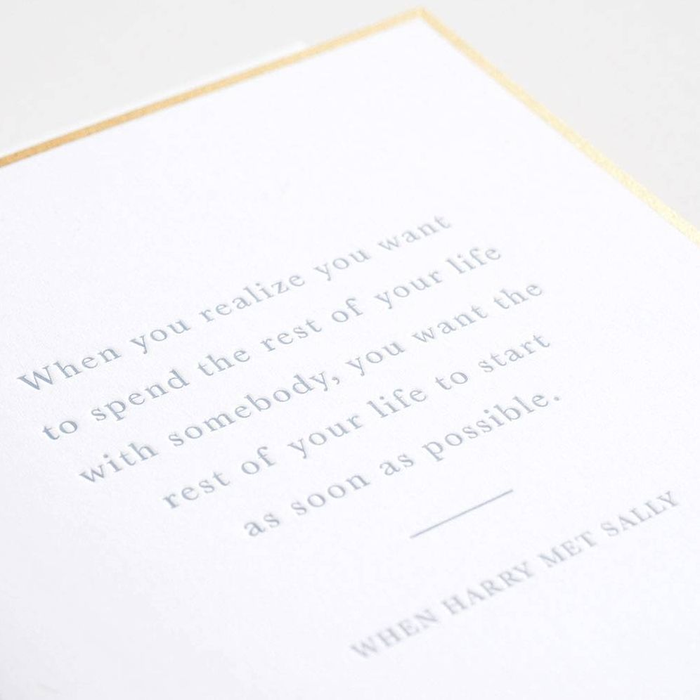 Rest of Your Life Wedding Card - Image 2