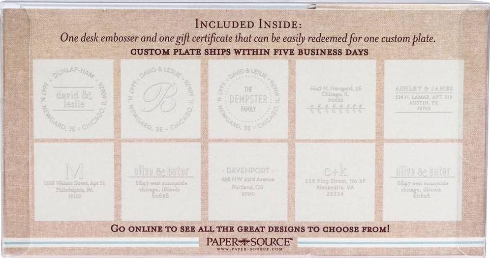 Custom Embosser Gift Set - Image 2