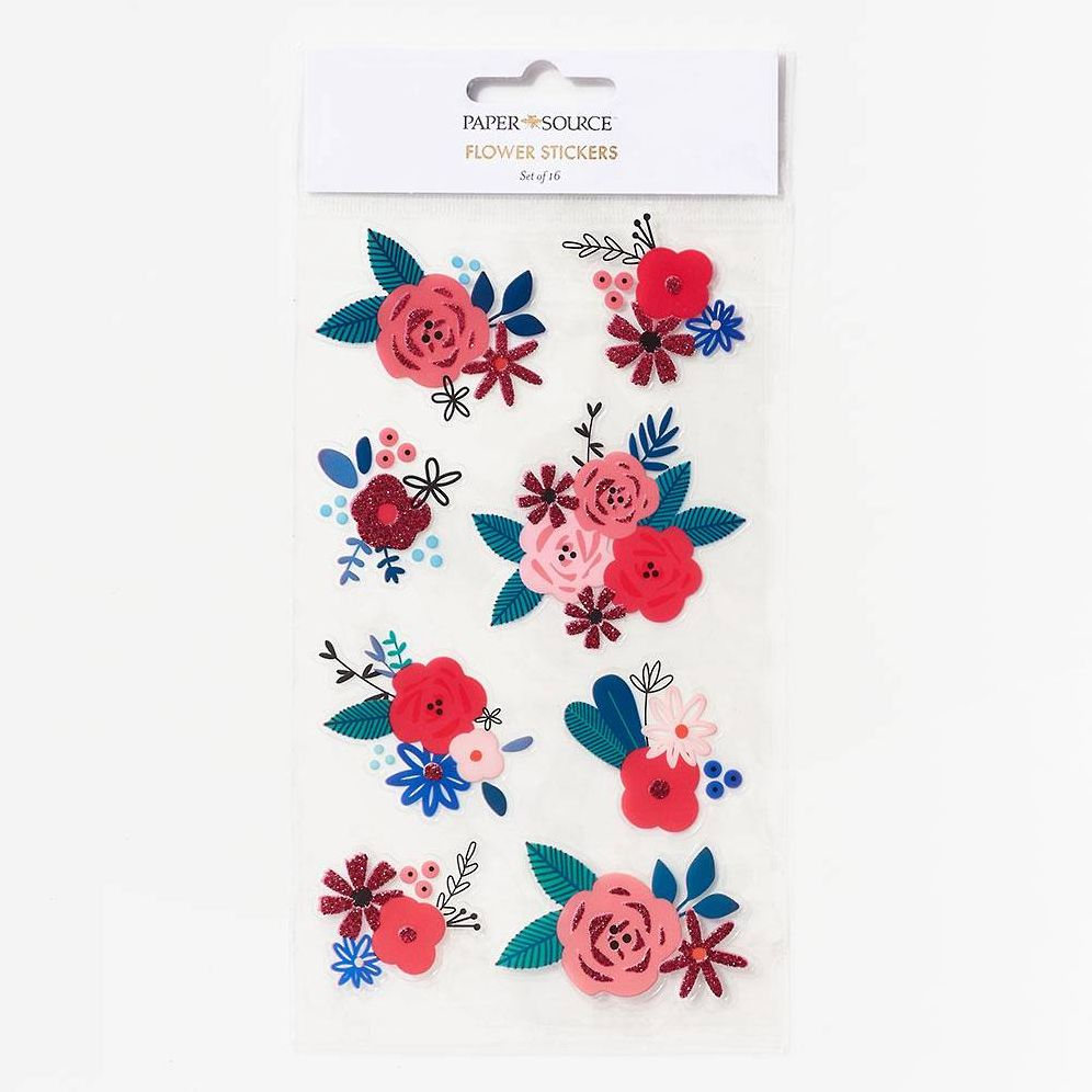 Pink Floral Cluster Stickers - Image 2