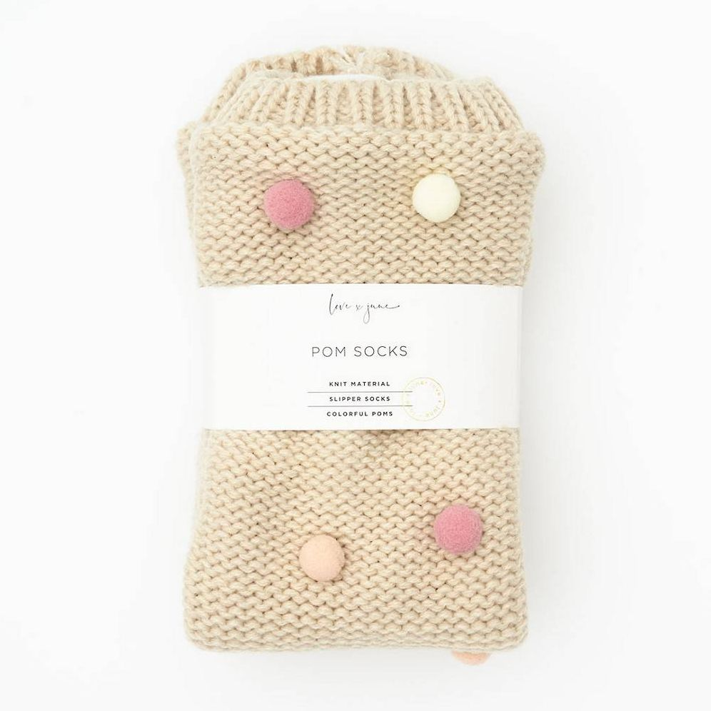 Neutral Pom Socks - Image 2