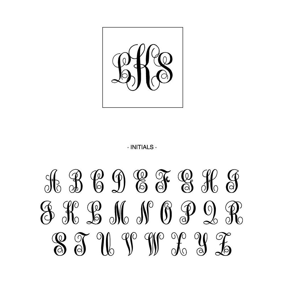 Clear Engraved Monogram Coasters - Image 2