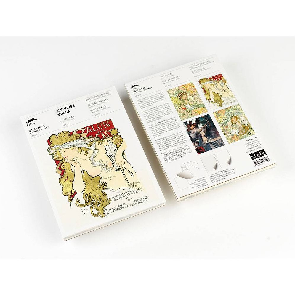 Alphonse Mucha A5 Note Pad - Image 4