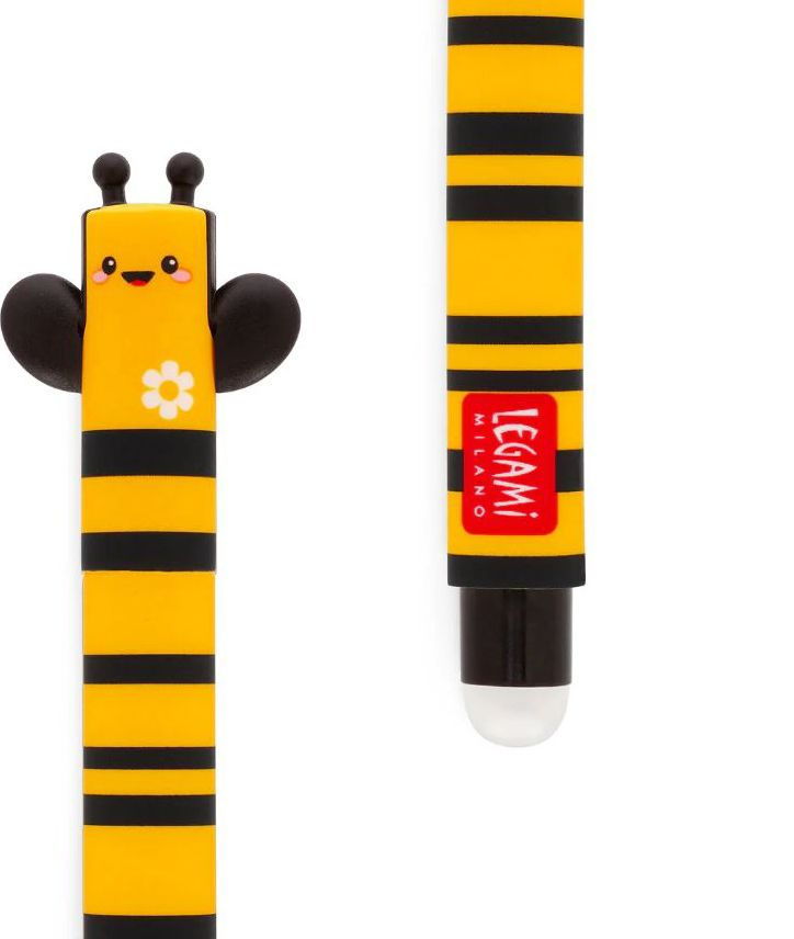 Bee Erasable Gel Pen - Black Ink - Image 2