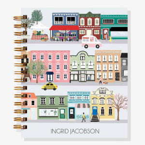 12-Month City Scene Custom Planner