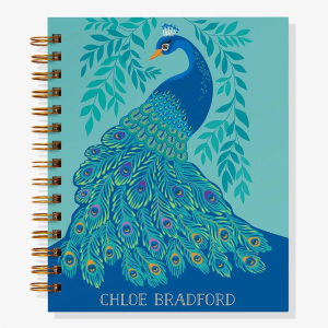 12-Month Peacock Custom Planner