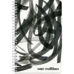 Black Brush Custom Journal