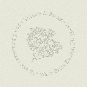 Baby's Breath Custom Embosser Plate