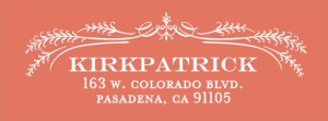 Filigree Color Return Address Label