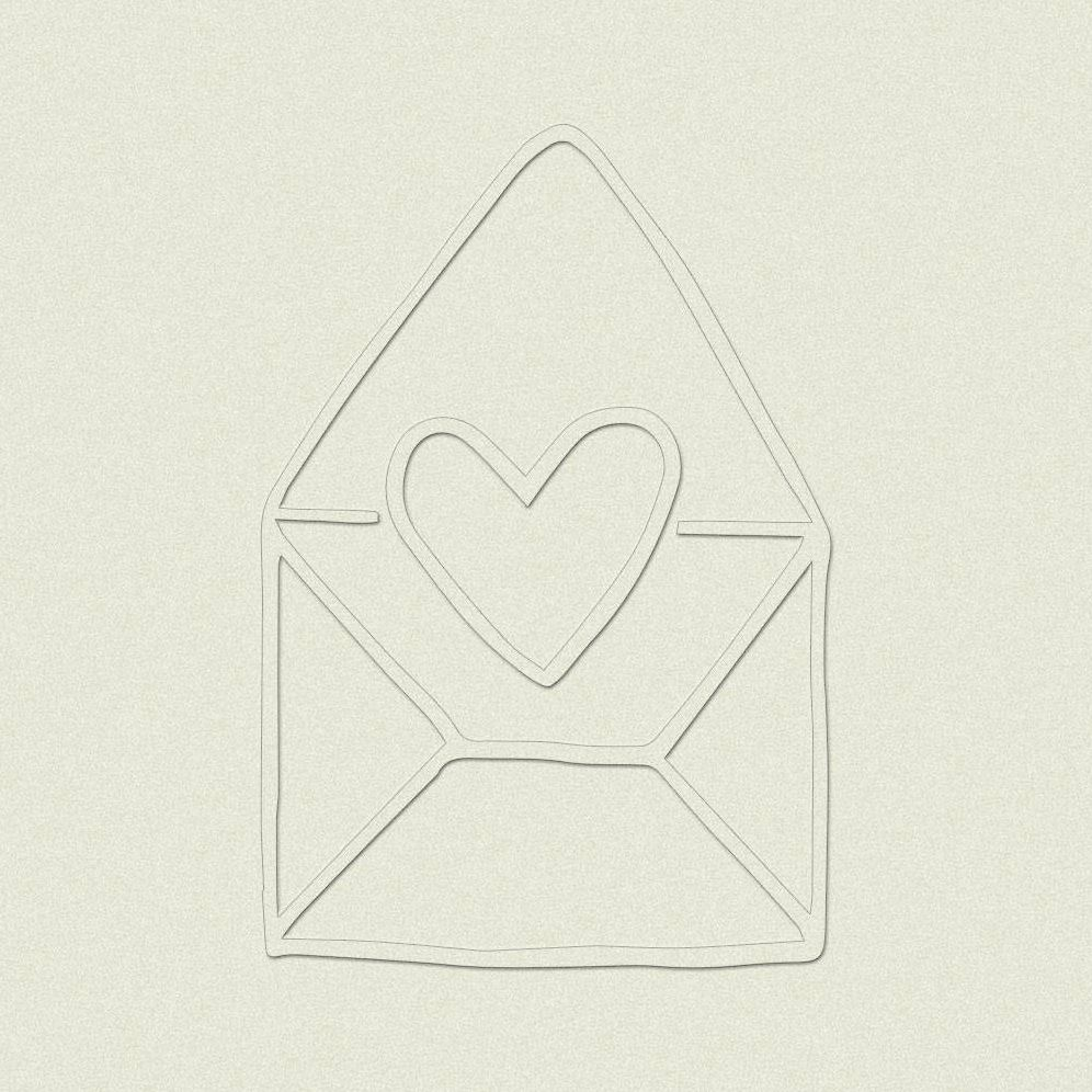 Love Letter Embosser Plate