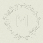 Delicate Wreath Custom Embosser Plate