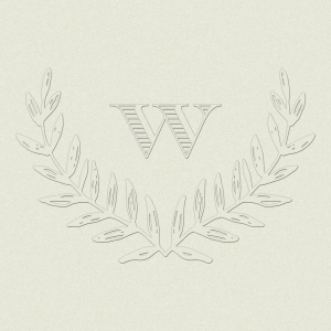 Monogram Laurel Custom Embosser Plate