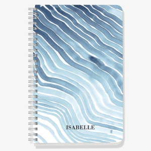 Watercolor Ripple Custom Journal