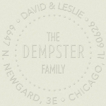 Circle Multi-Dot Custom Embosser Plate