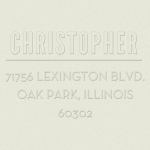 Upper Rule Custom Embosser Plate