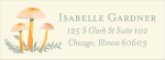 Mushrooms Return Address Label