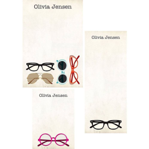 Glasses Mixed Personalized Notepads