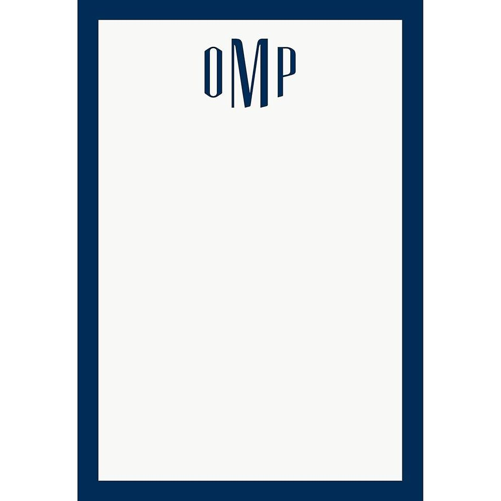 Border Monogram Personalized Notepads