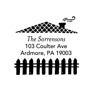 Picket Fence Custom Stamp