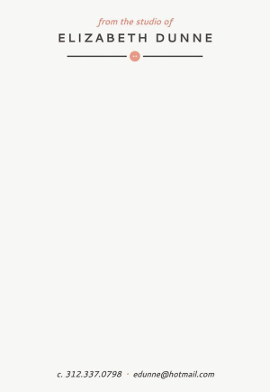 Button Papaya Personalized Notepad Set