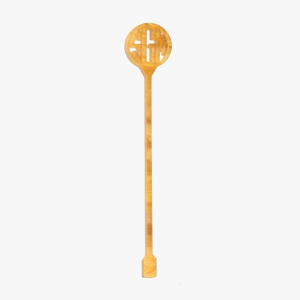 Blonde Tortoise Laser Cut Monogram Stirrers