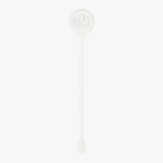 Clear Engraved Monogram Stirrers