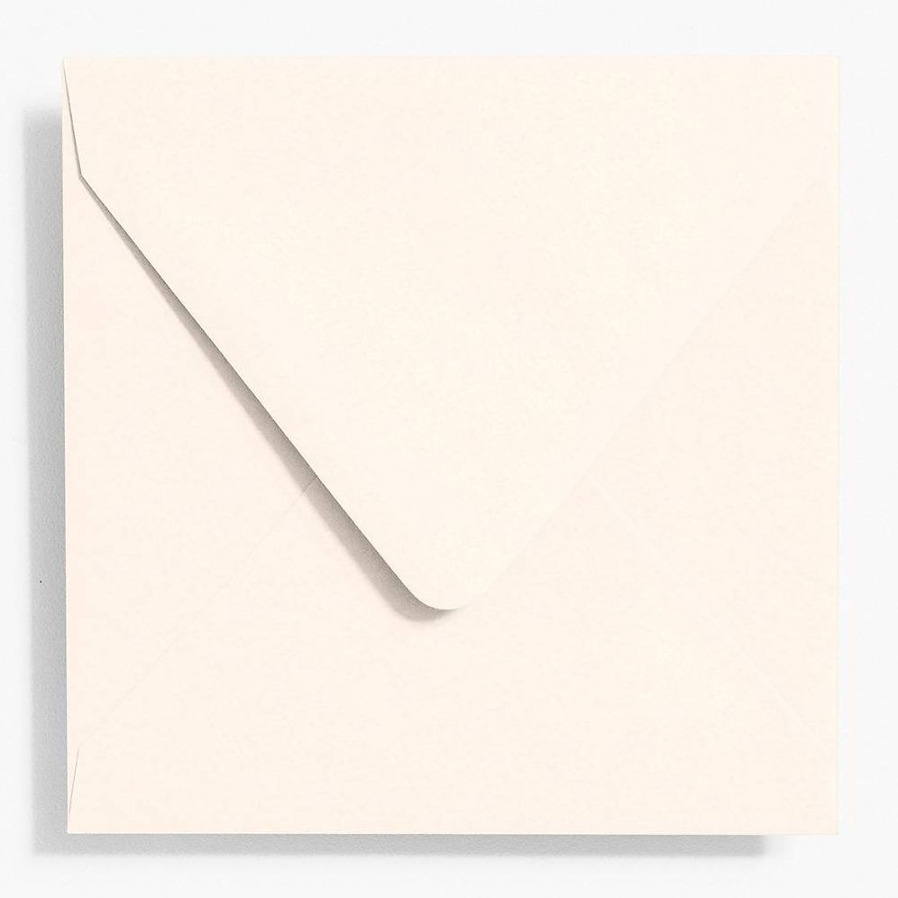 5.75 Square Luxe Cream Envelopes