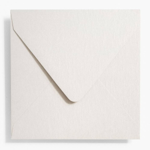 5.75 Square Shimmer Silver Envelopes