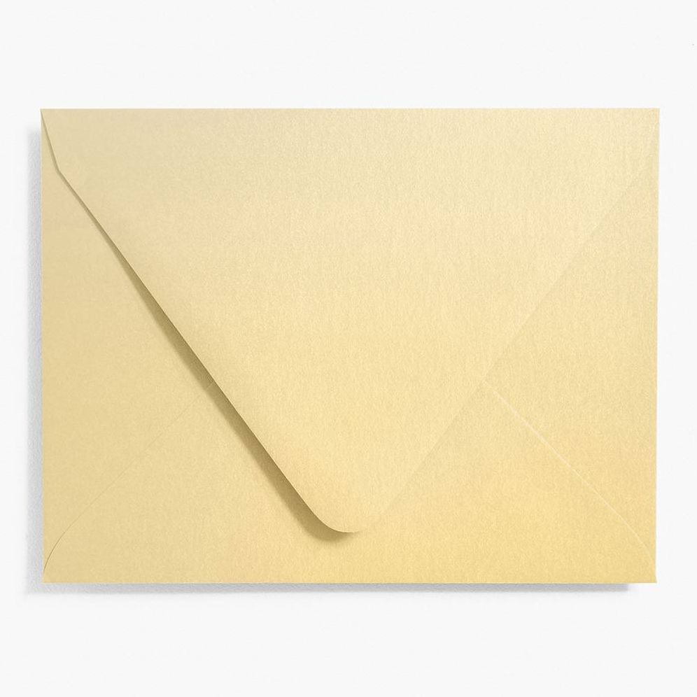 A2 Shimmer Gold Envelopes