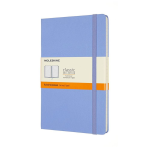 Moleskine Classic Notebook. Large. Ruled. Hydrangea Blue. Hard Cover (5 X 8.25)