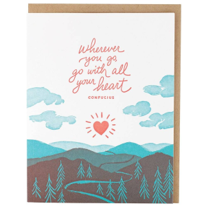 All Your Heart Encouragement Card