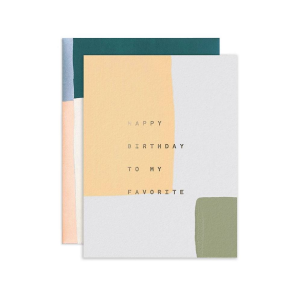 To My Favorite Birthday Card